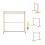 1St Holz Puppenkleiderbügel Mini Mantelhalter Organizer 3