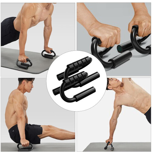 Pushup Stand  Thick Non Slip Foam Grip, Robust Structure, Strength Training 2