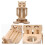 Multi Funktionale Hamster Wassertränke Aus Holz Beige 4