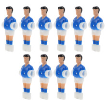 10 Unidades De Jugadores Fútbol Plástico Para
