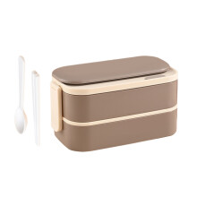 Lunchbox, doppellagiger-Dunkler Kaffee