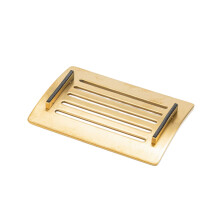 Küche Seifenschale Stahl Bar Rack Bar Seifenhalter-Gold