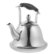 1 Pc 2 L Stainless Steel Tea Kettle Water Container Silver
