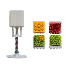 Blumenform Mooncakes Handpressformen ABS-Material