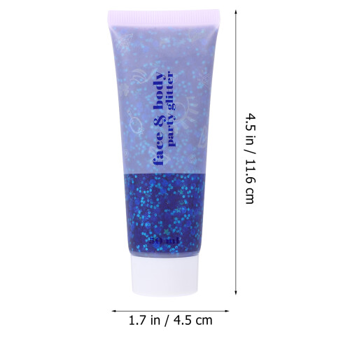 Glitter Gel Körper Holografisch Flüssig 50Ml 1