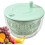 Spinner Dryer For Vegetables Transparent Design Multi Purpose Kitchen Gadget Floor Pump Compatible 4