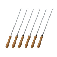 6Stück Gabeln Mit Holzgriff Für Grill, ,