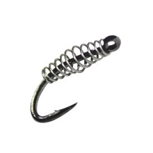 Angel accessories 10PCS fishing spring swivel barbed wire carp hooks