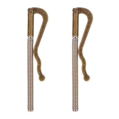 2Pcs Alloy Check Holders Wallet Cash Clips Secure Grip 2