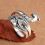 2 stuks haak ring met garengids en breispanningsring 3