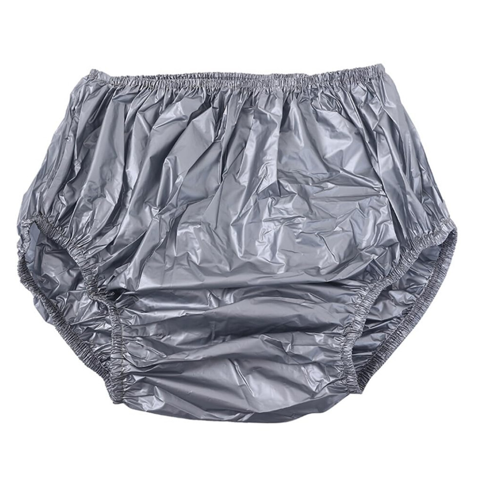 Gray Leakproof Adult Diaper Covers For Incontinence S Water Pants Reusable Pullon Underwear Briefs