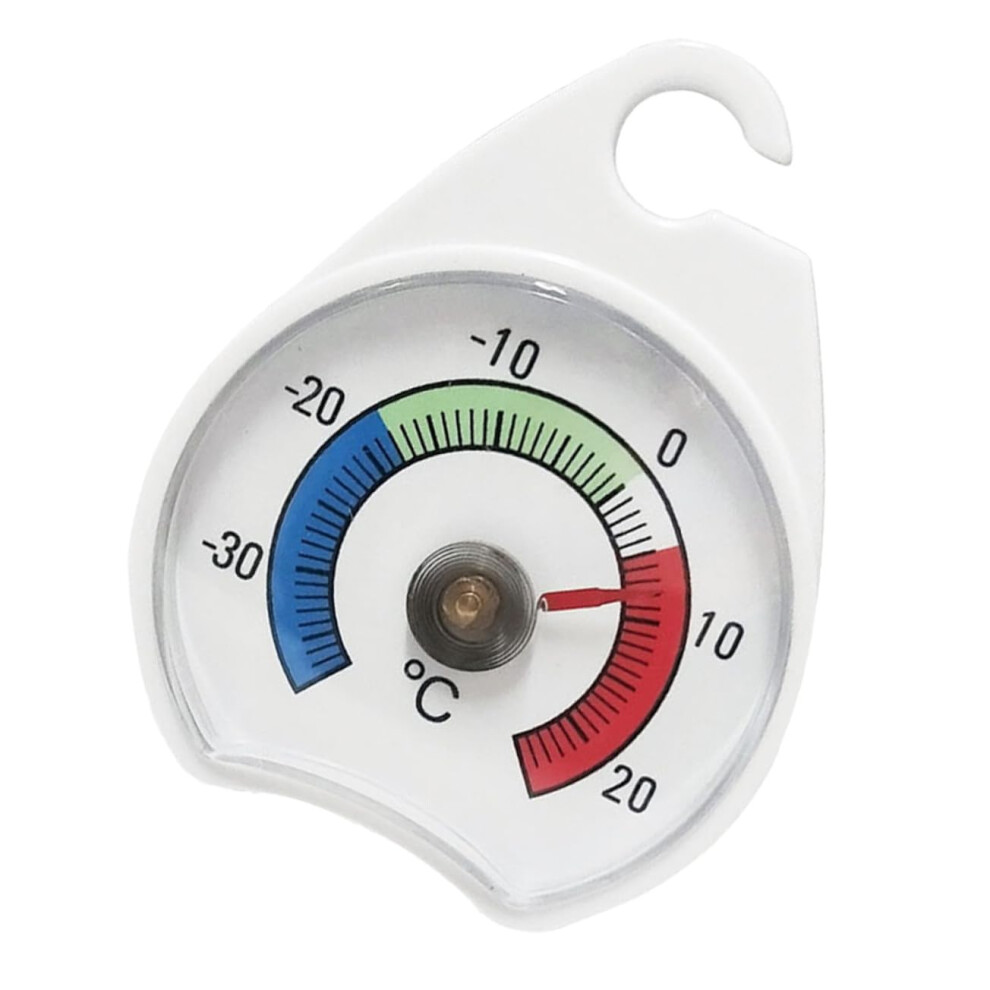 Refrigerator Thermometer For Kitchen And Freezer, FoodGrade Pointer Gauge, Home And Commercial Fridge Hygrometer
