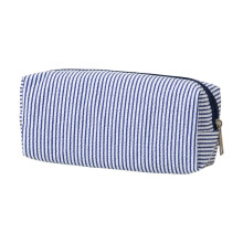 Trousse à crayons rayée, pochettes à stylos-Rayures bleu marine