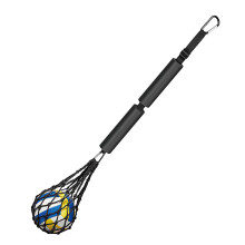 Volleyball Spike Trainer, Adjustable Training Equipment Spiking Pal with Bottom Holder Improves Serving Jumping Arm Swing Mechanics Power, C