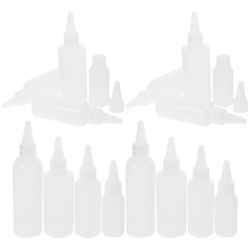 16 Pièces Bouteilles Squeeze Réutilisables Pour Liquide