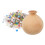 1 Set Diy Blumenvase Handgemachter Holzblumenhalter Mit Mosaikpatch 3
