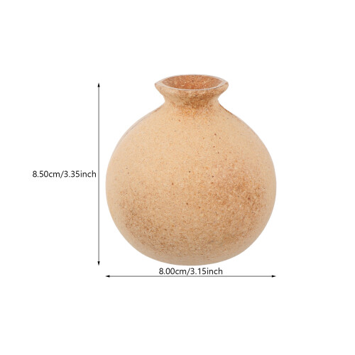 1 Set Diy Blumenvase Handgemachter Holzblumenhalter Mit Mosaikpatch 1