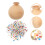 1 Set Diy Blumenvase Handgemachter Holzblumenhalter Mit Mosaikpatch 4