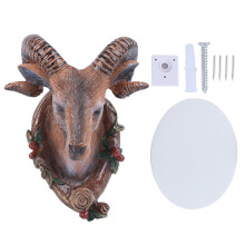 Sculptură în formă de cap de cerb, decor elegant cu cap de cerb artificial, adaugă o notă de sălbăticie designului interior