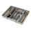 Silverwares Besteck-Schubladen-Organizer,-grau 1