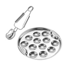 Schneckenform und Zangen-Set aus Edelstahl,-A