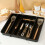 Silverwares Besteck-Schubladen-Organizer,-grau 5