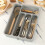 Silverwares Besteck-Schubladen-Organizer,-grau 7