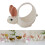 Practical Picnics Storage Basket Rabbit Flowers Basket Office 3