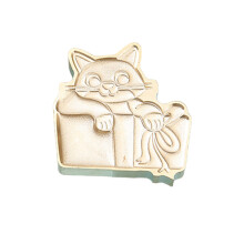 3D Cats Sealings Wax Stamp for Christmas Envelopes Cards-A