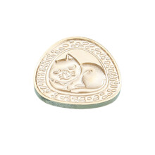 Wax Seal Stamp Brass 3D Animal Cats Sealings Wax Stamp for-D