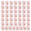 50Pcs Square Candy Boxes Multipurposes Love Heart Storage-Pink 1