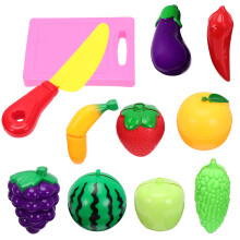 De Y Verduras Para Cortar, Plástico, Colores Surte