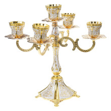 Decorative European Candle Stand Holder Candlesticks-Five heads