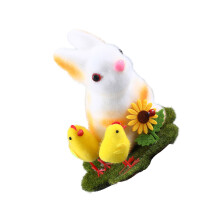Künstliche Kaninchenfiguren Adorablee-Osterhase und Chi