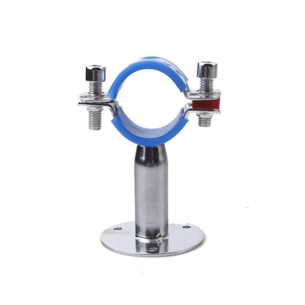 Pipe Hanger Bracket Clamp Support Clip 89Mm Od Tube 304 Stainless Steel With Blue Case Base Plate Fitting 9323874440156