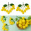 Artificial Lemon Branches Realistic Lemon String for Home and 2