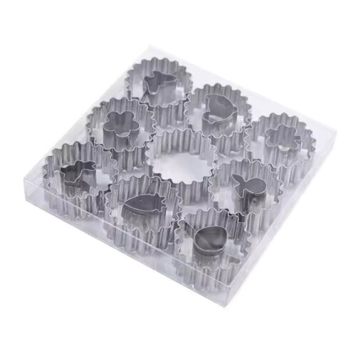 9Pcs Unique Cake Decorating Embosser Delicate Cookie Decorating