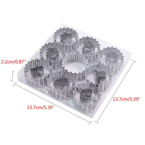 9Pcs Unique Cake Decorating Embosser Delicate Cookie Decorating 2