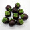 10pcs Realistic Artificial Mangosteens Simulations Fruit Model 7