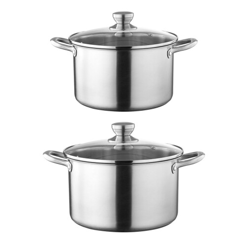Functional Cooker Pots Set Effective Soup Pots with Glass-small 1