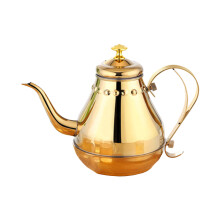 Modern Tea Maker Teaware StainIess Steel Gooseneck-Gold 1.2L