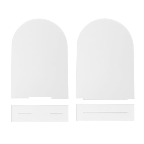 10Pcs Blank Clear Table Number Signs Acrylic Display Stand-B 2
