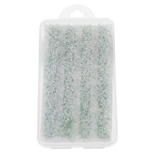 1 Box Static Flower Tuft Strip For Railway Miniature Grass Plant