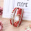 Women Weave Watch Studded Pearl Multi-Layer Bracelet (Red) 7