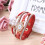 Women Weave Watch Studded Pearl Multi-Layer Bracelet (Red) 6