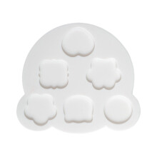 Silicone Mold Shapes for Making Wax Seal Stamps-ivory white