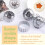 Unique Cookie Stamps Alternative Shape Cake Baking Molds for 5