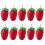 10pcs Realistic Fruit Artificial Strawberry Simulations-large 1