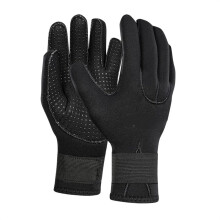 3 mm neoprene diving gloves, nonslip swimming gloves for men and women neoprene gloves (Color : Black, Size : L)
