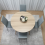 Modern Round Dining Table Set With 4 Grey Chairs 2